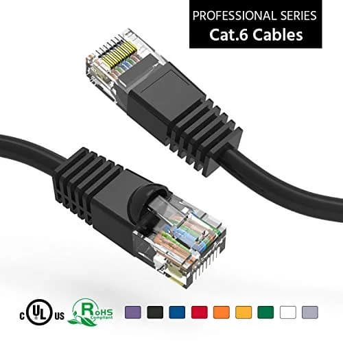 iMBAPrice UL Listed Cat6 Ethernet Network Patch Cable 4.27m (14 Feet) 10-Pack | High-Speed Gigabit Data Transfer thumbnail 3