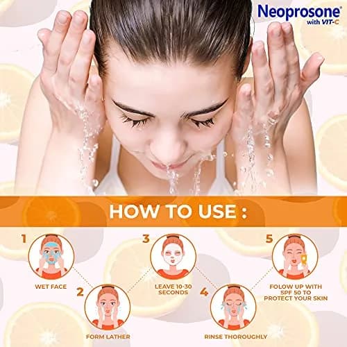 Neoprosone Skin Brightening Turmeric Soap 200g (7oz) | Exfoliating Bar for Dark Spots & All Skin Types thumbnail 6
