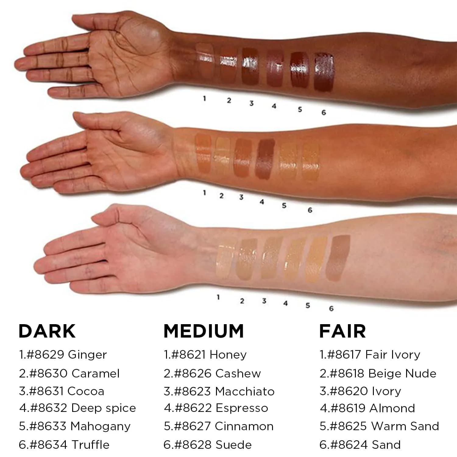 Lord & Berry Cream Foundation Makeup Sand 50ml (1.69 Fl Oz) | Full Coverage with Hyaluronic Acid - view 8