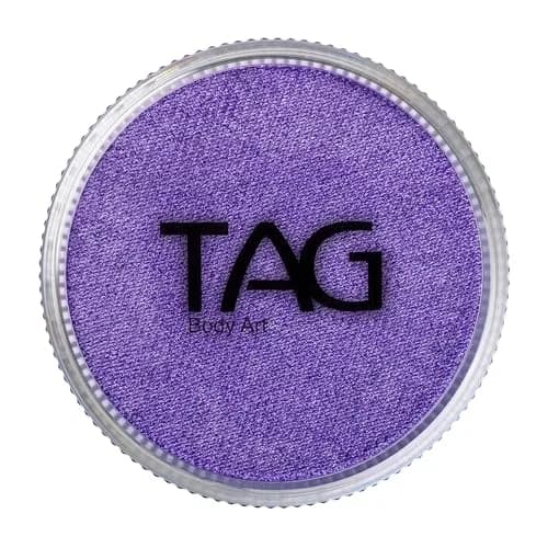 TAG Pearl Purple Face and Body Paint 32gm (1.13 oz) | Metallic Sheen for Line Work thumbnail 1