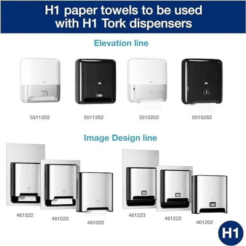 Tork Matic Paper Hand Towel Roll White H1, Universal, 100% Recycled Fiber, 6 Rolls x 700 ft (4300 Sheets Total) | ECOLOGO Certified thumbnail 3