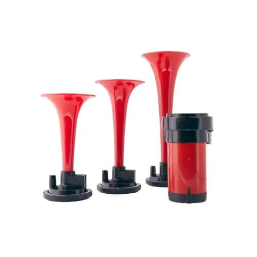Hella Triple Tone Air Horn Kit with 12V Compressor | 118dB Loud Horn for Vehicles thumbnail 1