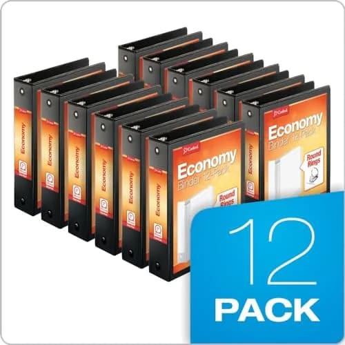 Cardinal Economy 3-Ring Binder 2" Round Rings 475 Sheets | ClearVue Presentation View thumbnail 3