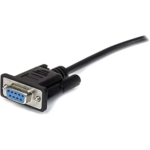 StarTech 1m Black Straight Through DB9 RS232 Serial Cable | Male to Female Extension, Durable, Expert-Designed thumbnail 2