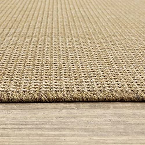 Oriental Weavers Karavia Indoor/Outdoor Rug 7'6" x 5'3" Light Brown | Water & Fade Resistant thumbnail 5