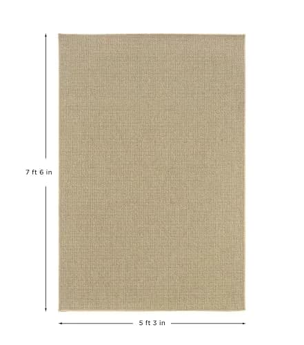 Oriental Weavers Karavia Indoor/Outdoor Rug 7'6" x 5'3" Light Brown | Water & Fade Resistant thumbnail 7
