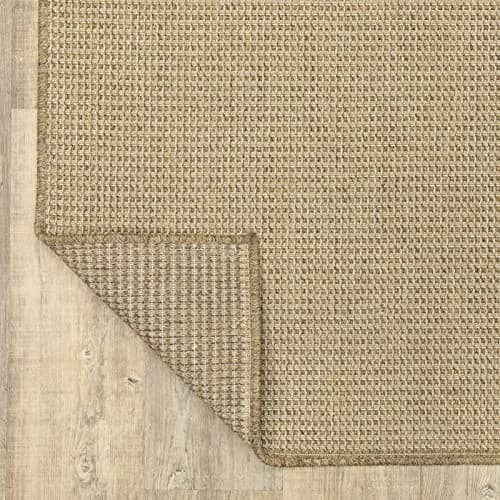 Oriental Weavers Karavia Indoor/Outdoor Rug 7'6" x 5'3" Light Brown | Water & Fade Resistant thumbnail 9