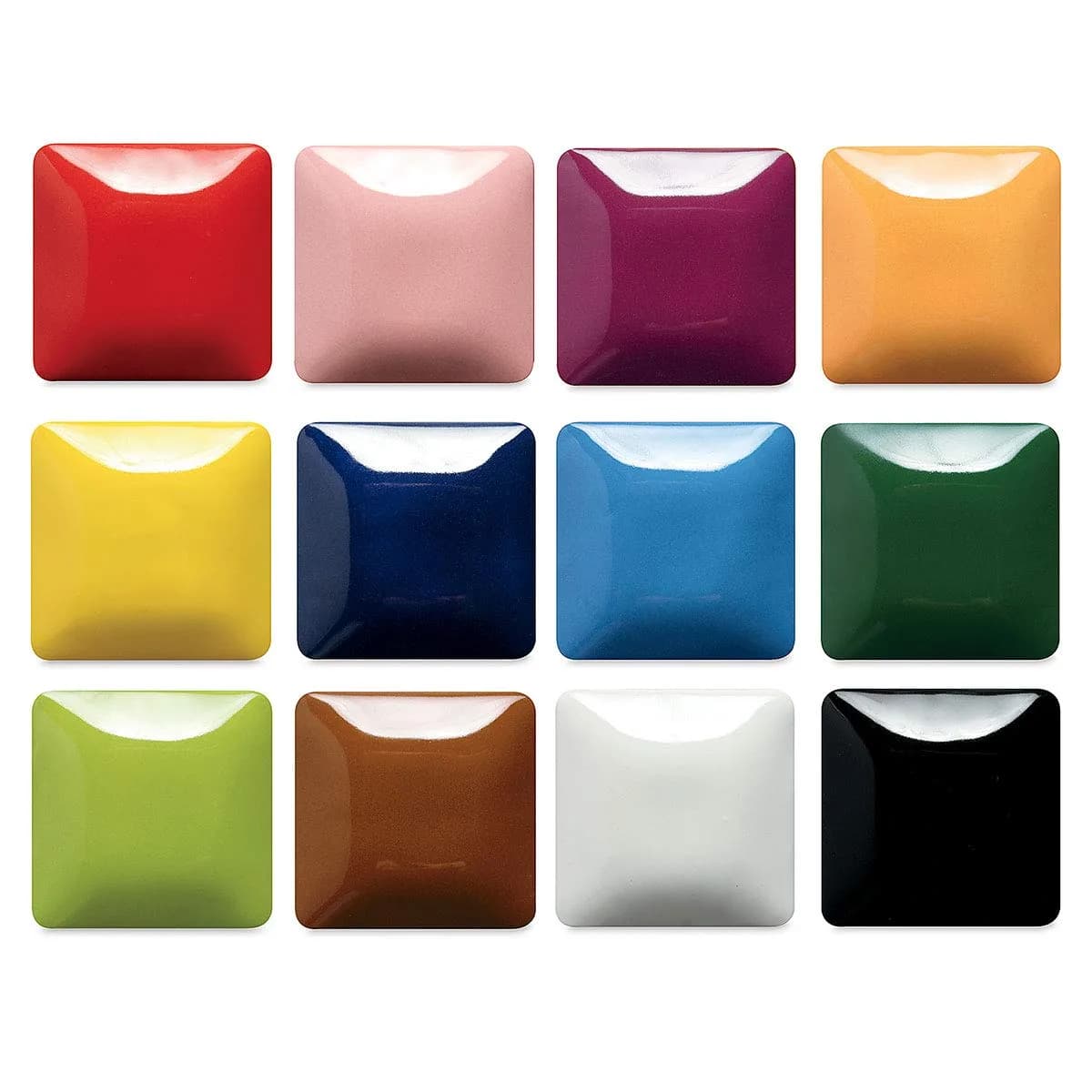 Mayco Stroke & Coat Ceramic Glaze Kit #1, Set of 12-2 Fl Oz Bottles | Versatile Ceramic Glaze for Pottery & Art