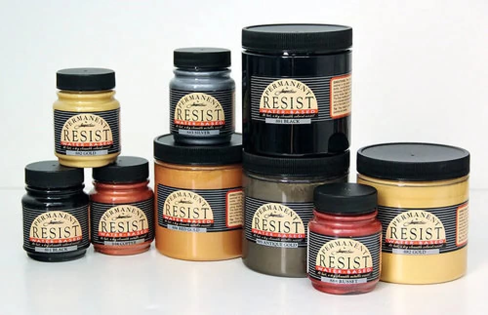 Jacquard Black Permanent Water-Based Resist - 2.25 Ounce (66.54 ml) for Screen Printing - view 5