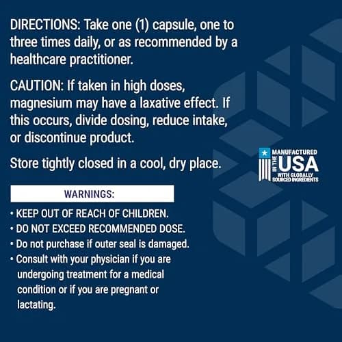 Life Extension Magnesium Caps, 500 mg | Supports Heart, Bones & Brain thumbnail 7