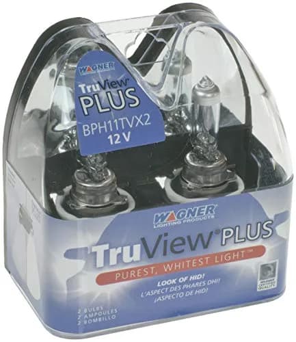 Wagner TruView PLUS BPH11TVX2 Multi-Purpose Light Bulb | Whiter Blue HID Look, 55W, 12V, Glass thumbnail 2