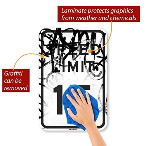 SmartSign Speed Limit 15 Sign | 12" x 18" 3M High Intensity Grade Reflective Aluminum thumbnail 3