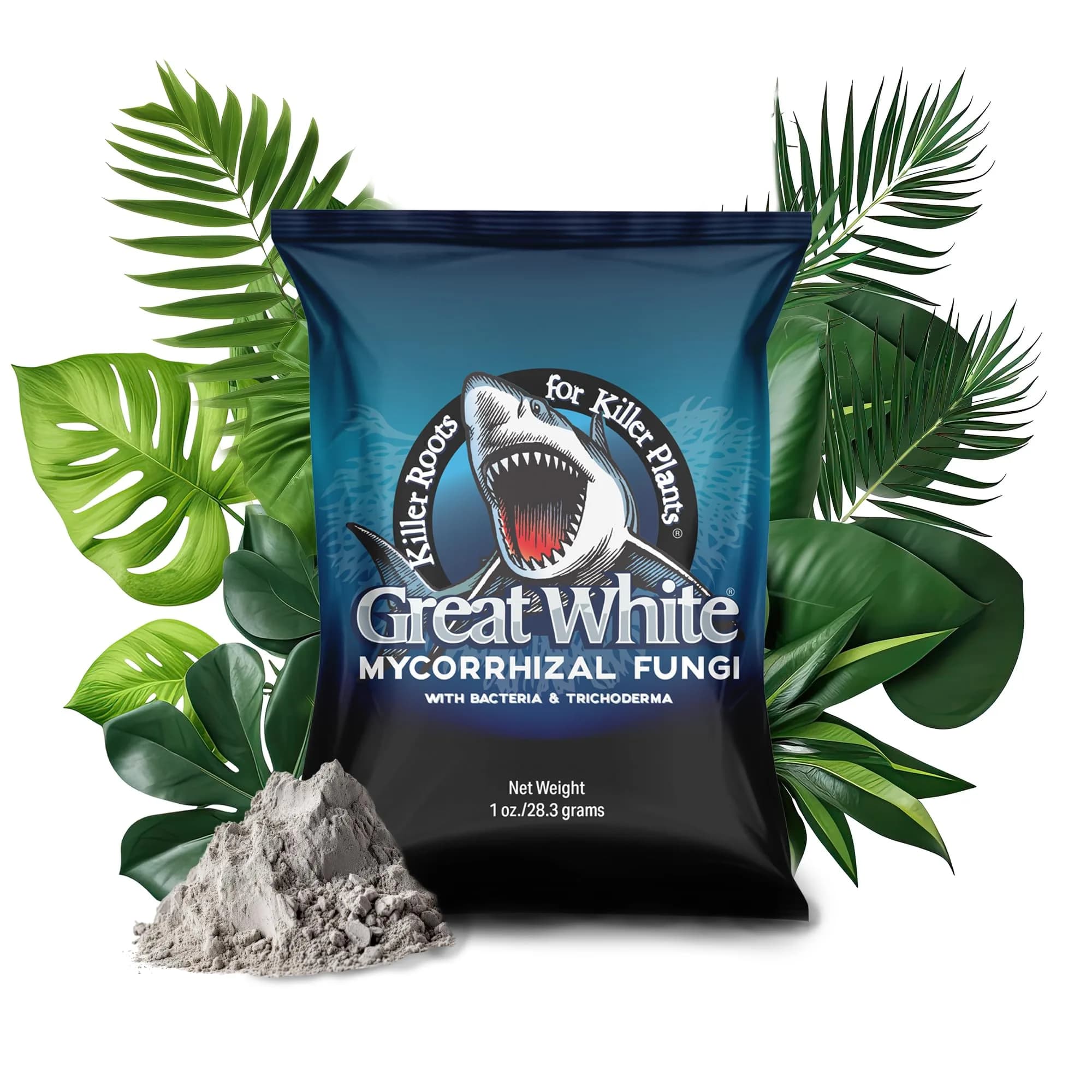 Plant Success Great White Premium Mycorrhizae 1 oz (28.35 g) | Beneficial Bacteria & Trichoderma Root Stimulator — 1 oz