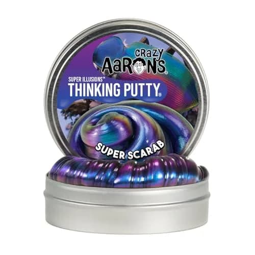Crazy Aaron's Thinking Putty Super Scarab 96ml (3.2 oz) | Color-Shifting Sensory Toy for Kids and Adults thumbnail 4