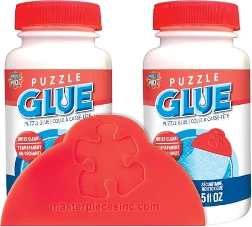 MasterPieces Clear Puzzle Glue 2 Pack 10 fl oz (295 ml) | USA-Imported Adhesive for Jigsaw Puzzles thumbnail 9