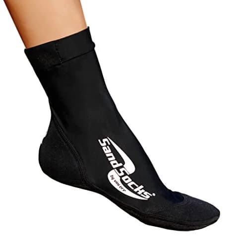 Sand Socks Medium Black (MB-SS) | Water Sports Socks for Beach Volleyball & Snorkeling thumbnail 1