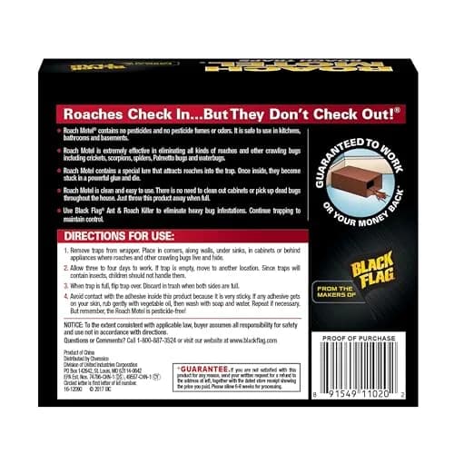 United Industries Roach Motel Traps 2 Count | No Pesticides, Hides Dead Bugs, Up to 4 Months thumbnail 8