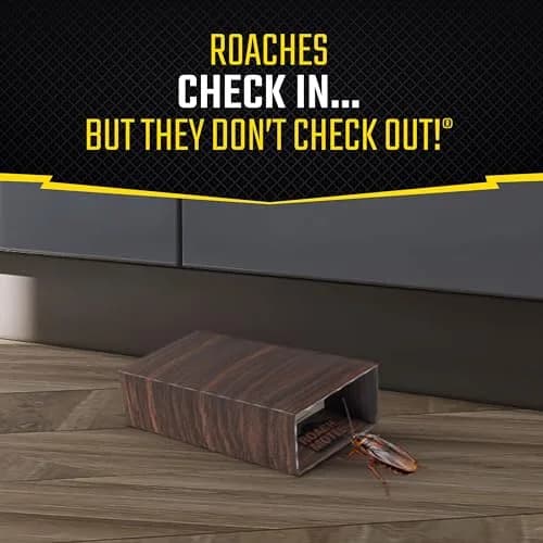 United Industries Roach Motel Traps 2 Count | No Pesticides, Hides Dead Bugs, Up to 4 Months thumbnail 3
