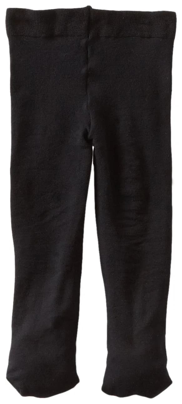 Jefferies Socks Baby Girls Infant Pima Tight Black 6-18 Months | Soft Pima Cotton Comfort Waist - main product image