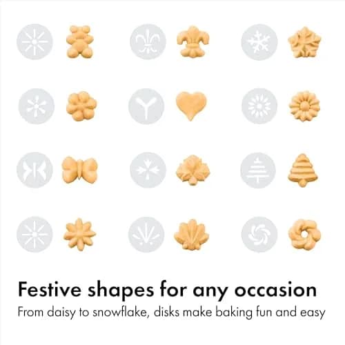OXO Good Grips 14-Piece Cookie Press Set | Non-Slip Base & 12 Stainless Steel Disks (100) thumbnail 8