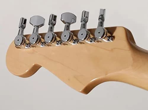 Hipshot Grip-Lock Enclosed Locking Tuners 6-Inline 21mm Post Chrome | Upgrade Your Guitar Tuning Stability thumbnail 3