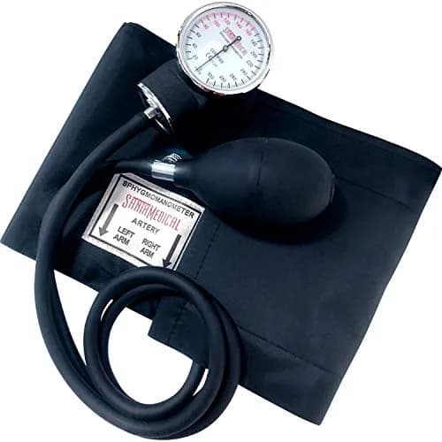 Santamedical Adult Deluxe Aneroid Sphygmomanometer Black | Accurate BP Readings for Confidence thumbnail 7