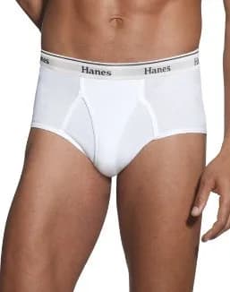 Hanes Ultimate Men's 3-Pack Full-Cut Briefs, White, 4X-Large | Ultra Soft Cotton & Comfort Flex Waistband thumbnail 3