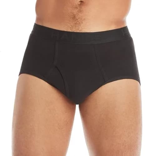 Hanes Mens Tagless Briefs 7-pack | Moisture Wicking, Soft Cotton Blend, Large US thumbnail 2