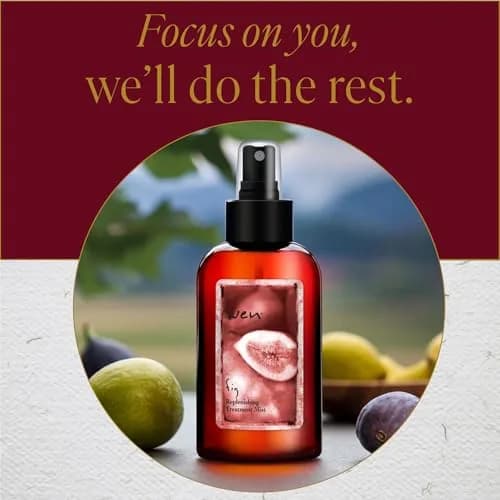 WEN by Chaz Dean Replenishing Treatment Mist - Hydrating Hair Mist, Hair Oil Spray, Weightless Hair Shine, Frizz Control Spray for Wavy, Curly or Straight Hair - Fig, 6 Fl Oz thumbnail 5