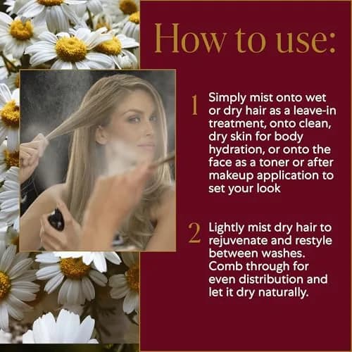 WEN by Chaz Dean Replenishing Treatment Mist - Hydrating Hair Mist, Hair Oil Spray, Weightless Hair Shine, Frizz Control Spray for Wavy, Curly or Straight Hair - Fig, 6 Fl Oz thumbnail 3