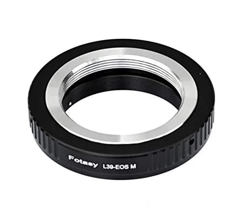 Fotasy Leica M39 Lens to Canon EF-M Mount Adapter, L39 39mm LTM EOS M Mirrorless Camera Accessory thumbnail 1