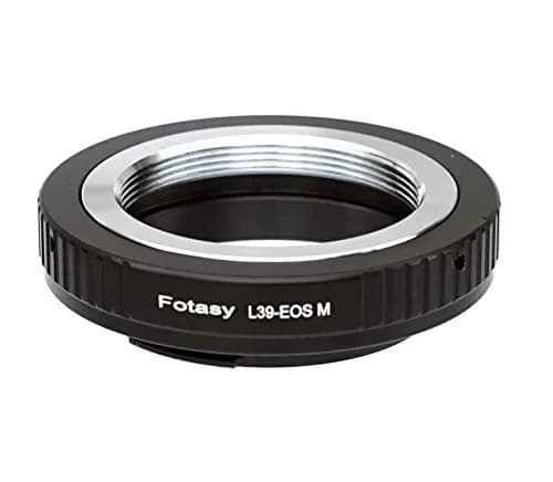 Fotasy Leica M39 Lens to Canon EF-M Mount Adapter, L39 39mm LTM EOS M Mirrorless Camera Accessory thumbnail 2