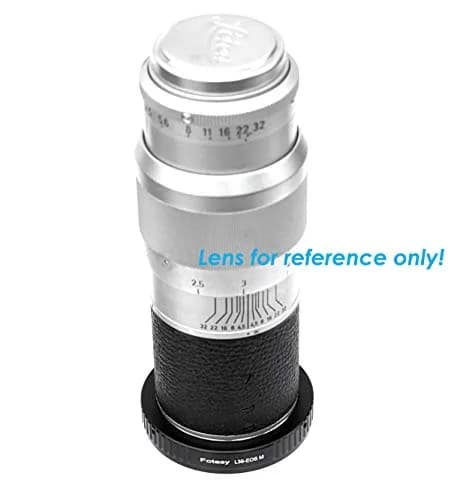 Fotasy Leica M39 Lens to Canon EF-M Mount Adapter, L39 39mm LTM EOS M Mirrorless Camera Accessory thumbnail 4
