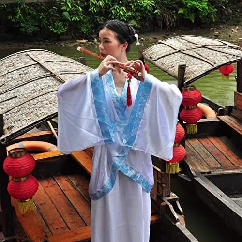 Kmise D Key Bamboo Flute Dizi Traditional Handmade Chinese Musical Instrument | 37.6 cm (14.8 in) thumbnail 8