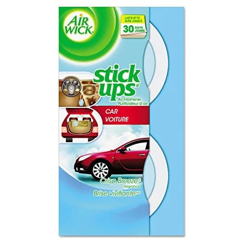 Air Wick Stick Ups Car Air Freshener, Crisp Breeze, 2.1 oz (60g) | Odor Neutralizer for Small Spaces thumbnail 1