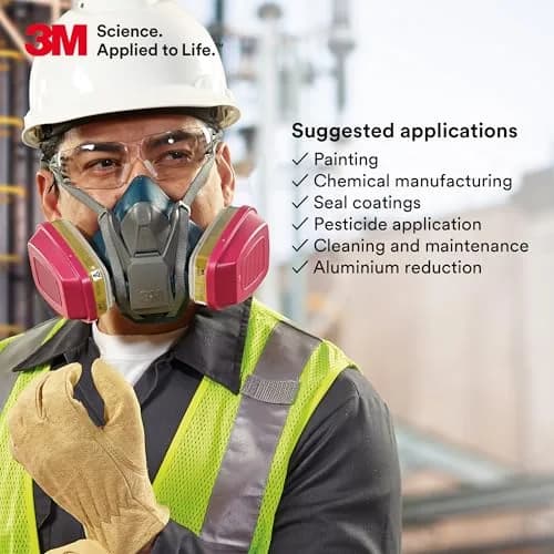 3M 60923 P100 Respirator Cartridge/Filter 2-Pack | Organic Vapor, Acid Gas & Particulate Protection thumbnail 5