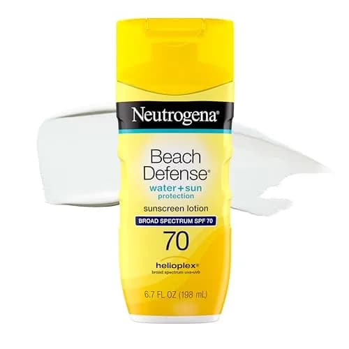 Neutrogena Beach Defense Lotion SPF 30, Face & Body Sunscreen, 12x6.7 fl oz | Hawaii Reef Act 104 Compliant — Sunscreen Lotion 70 SPF