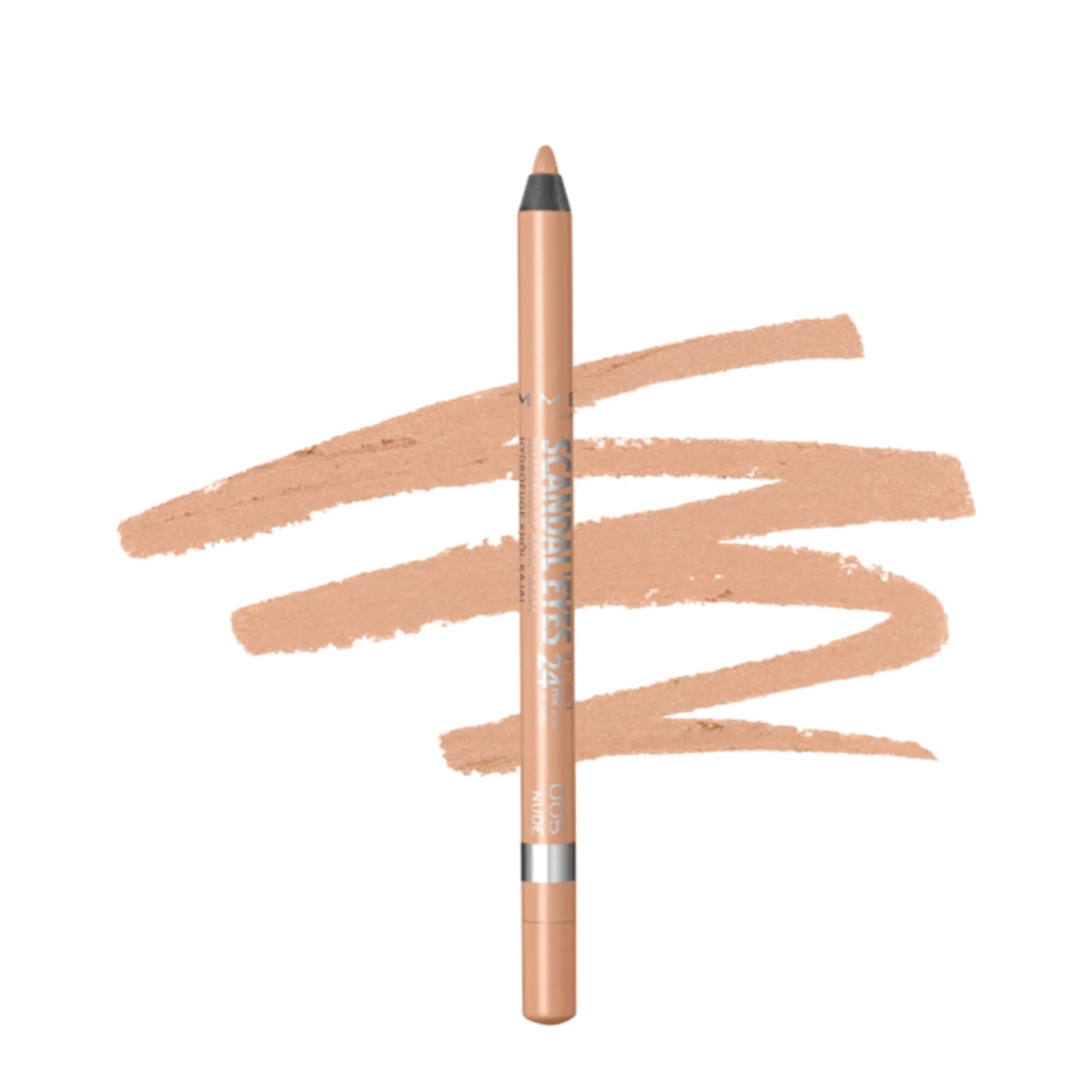 Rimmel Waterproof Kohl Kajal Eyeliner Pencil 005 Nude | Long-Wearing, Smudge-Proof — 005 Nude