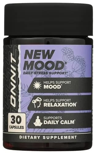 ONNIT New Mood Stress & Sleep Support Supplement with 5-HTP, 30 Count | Mood & Relaxation Aid for Stress & Sleep thumbnail 4