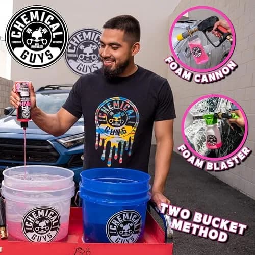 Chemical Guys Mr. Pink pH-Balanced Car Wash Soap 473ml (16 Fl Oz) | Thick Suds for Foam Cannons & Bucket Washes thumbnail 2
