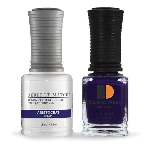 LeChat Perfect Match Gel Polish Aristocrat Royal Purple Cream Finish 15ml (0.5 Fl Oz) | Long-Lasting Chip-Resistant Formula thumbnail 1