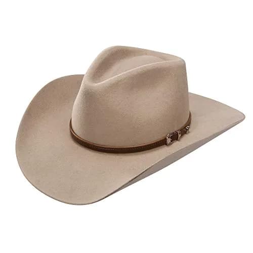 Stetson Seneca Cowboy Hat 7 5/8 in Silversand | Water-Resistant Buffalo Fur Felt Western thumbnail 1