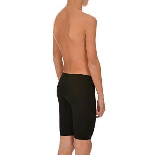 ARENA Boy's Board Swim Jammer MaxLife Knee-Length Swimsuit Black/Metallic Silver | Chlorine & UV Resistant (70-120 chars) thumbnail 2