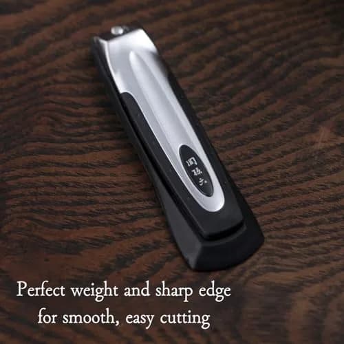 KAI Japanese Nail Clippers with Side Nail File | Made in Japan, Stainless Steel, Heavyweight thumbnail 3