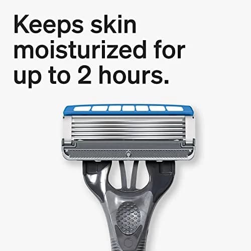 Schick Hydro Sensitive 5-Blade Disposable Razors for Men, 3ct | Hydrating, Less Irritation, Flip Trimmer thumbnail 6