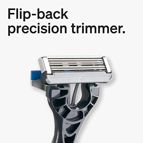 Schick Hydro Sensitive 5-Blade Disposable Razors for Men, 3ct | Hydrating, Less Irritation, Flip Trimmer thumbnail 7