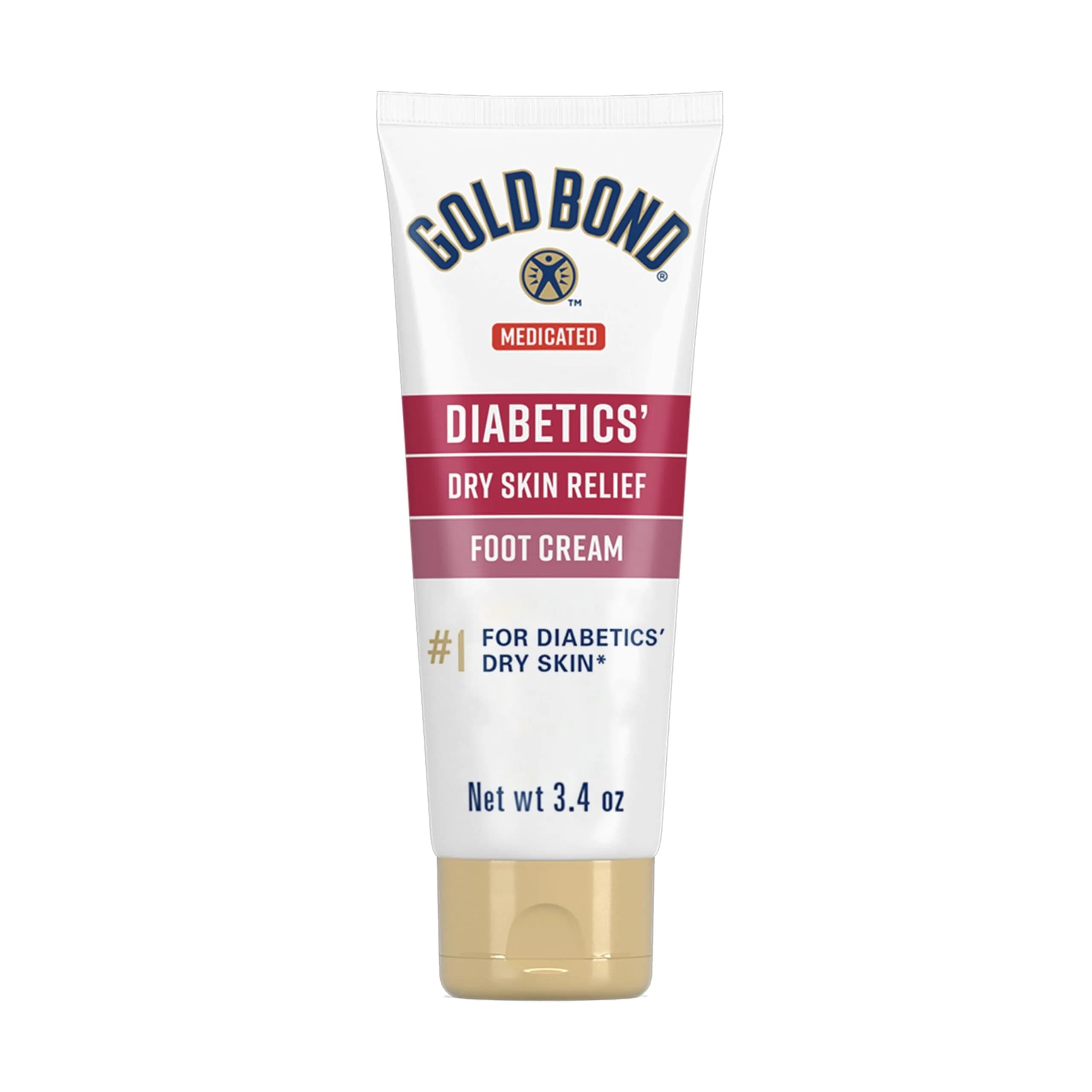 Gold Bond Ultimate Diabetics' Dry Skin Relief Foot Cream - 3.4 Ounce (Pack of 1) - main product image