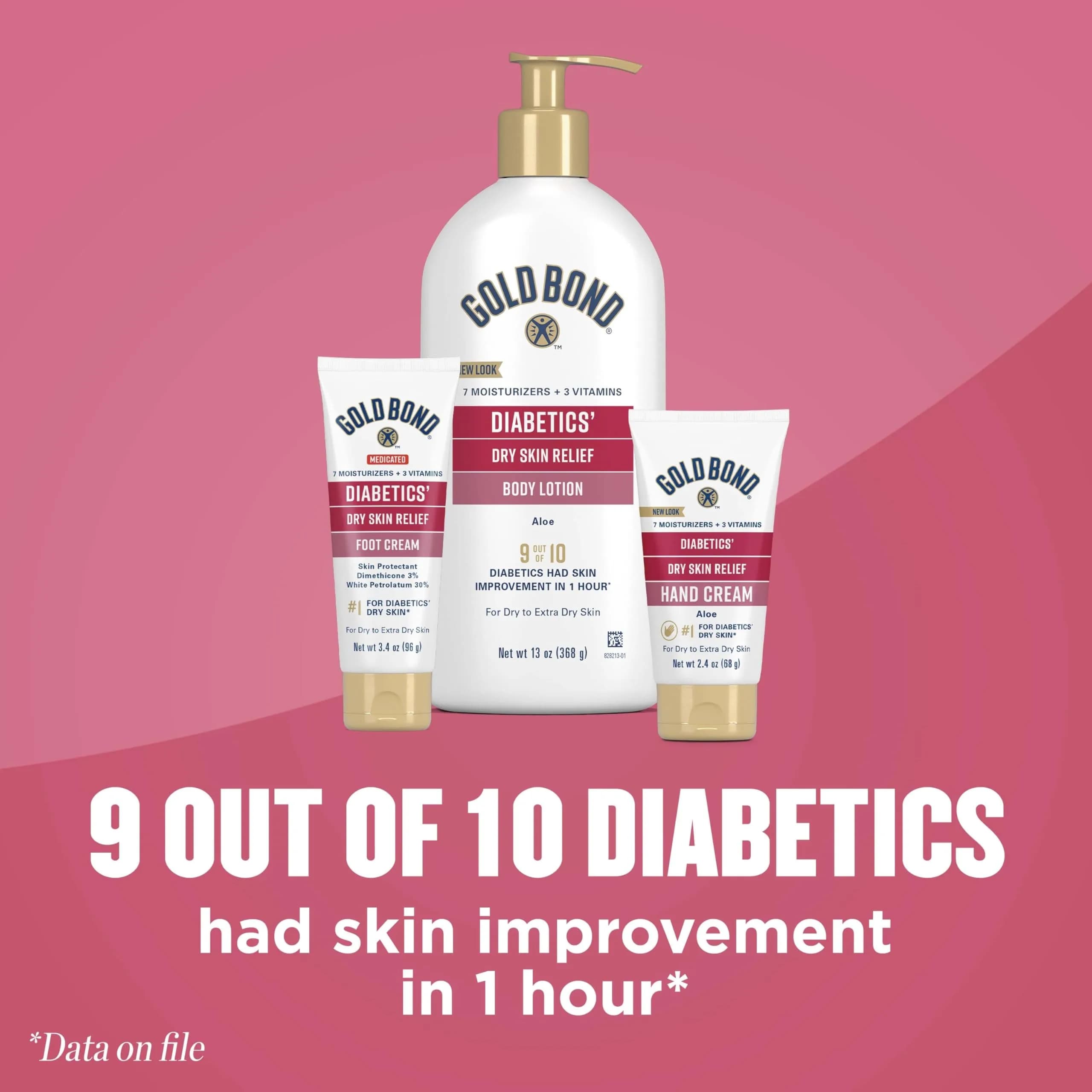 Gold Bond Diabetic Foot Cream 96.4g (3.4 Oz) | Medicated Skin Protectant for Dry Feet - view 6