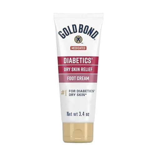 Gold Bond Diabetic Foot Cream 96.4g (3.4 Oz) | Medicated Skin Protectant for Dry Feet thumbnail 1