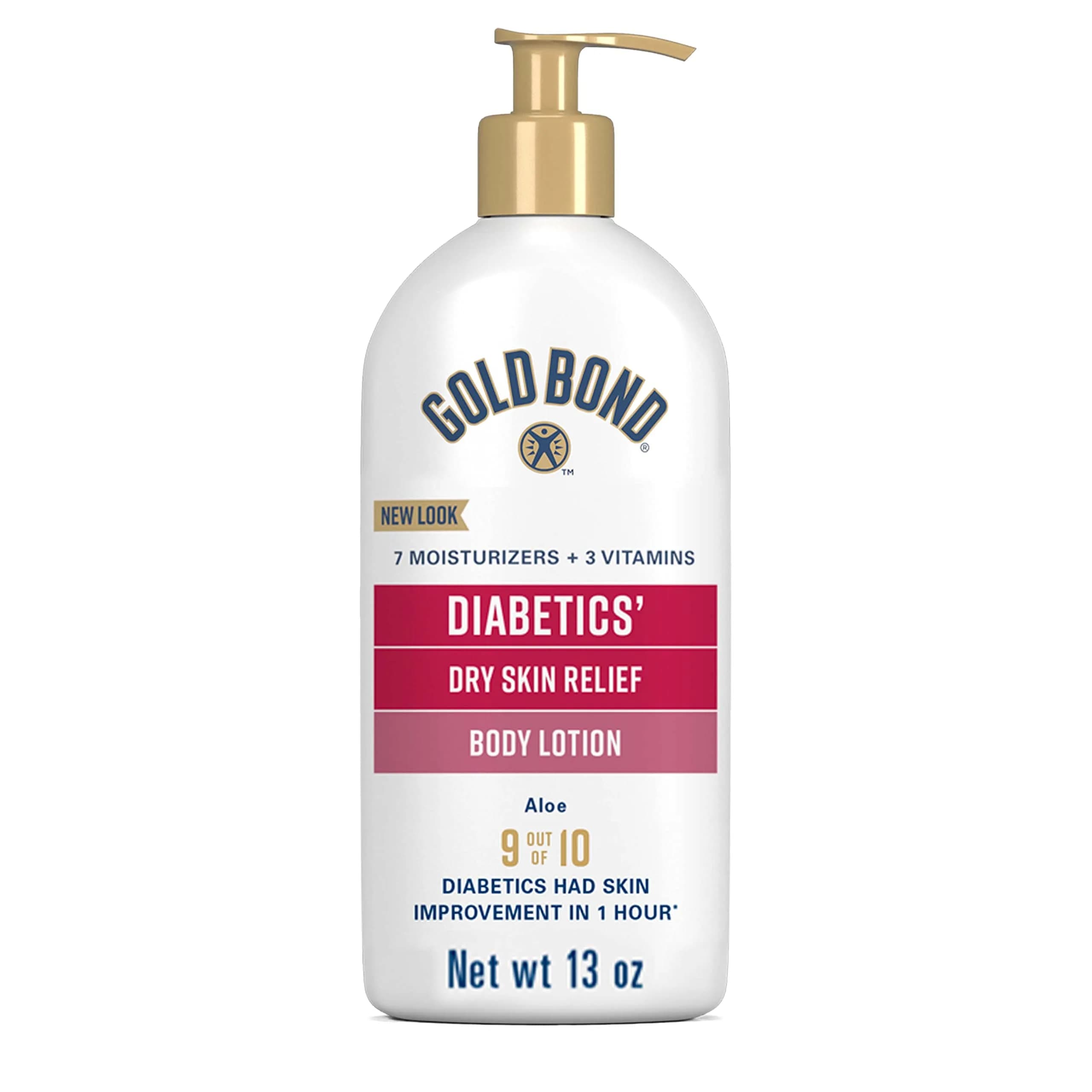 Gold Bond Diabetics' Dry Skin Relief Body Lotion 380ml (13 Fl Oz) | Dermatologist Tested for Dry Skin - main product image